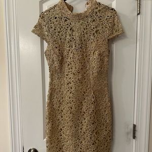 Gorgeous NWT gold dress. Size 8